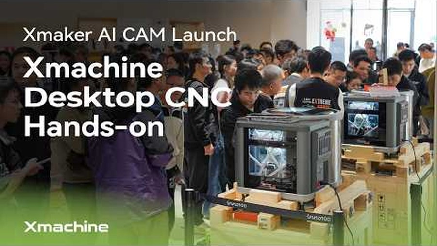 Event Day: Hands-On with Xmachine 5-Axis CNC and XMaker AI CAM Launch